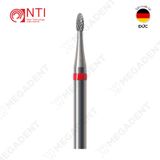  HP, Tungsten Carbide Fine Cross Cut - Mũi khoan thép mài labo mịn, màu đỏ - Hộp 1 mũi 