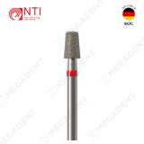  FG, Dia. Flat End Taper Bur - Mũi khoan kim cương hình nón cụt ngắn - Vỉ 5 mũi 