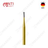  FG, Tc. Golden Handle, Crown Removal Bur - Mũi khoan thép cắt mão kim loại cán vàng - Vỉ 5 mũi 