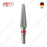  HP, Tungsten Carbide Fine Cross Cut - Mũi khoan thép mài labo mịn, màu đỏ - Hộp 1 mũi 