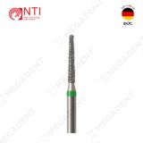  FG, Dia. Flat End Taper Bur - Mũi khoan kim cương hình trụ thuôn đầu bằng ngắn - Vỉ 5 mũi 
