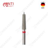  FG, Dia. Round End Taper With Guide Pin Bur - Mũi khoan kim cương hình trụ thuôn đầu pin - Vỉ 5 mũi 