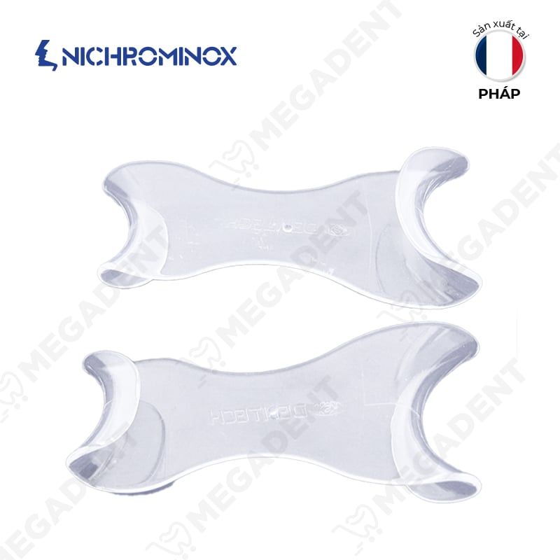  Plastics Retractor - Cặp banh miệng nhựa trong suốt - Túi 2 cái 