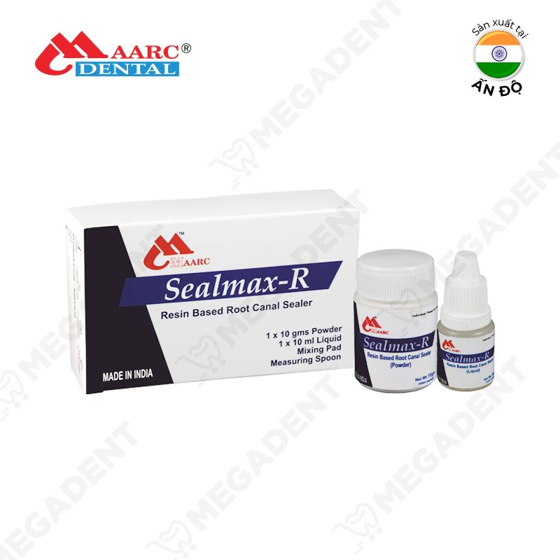  Sealmax - R (Resin Based Root Canal Sealer) - Vật liệu trám bít ống tủy - Hộp 10g bột + 10ml dung dịch 