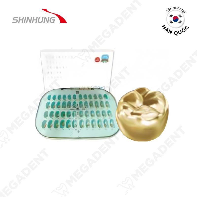  Bộ Kit - Kids Golden Crown Primary Molar KIT - Mão vàng răng cối sữa trẻ em - Bộ 48 cái 