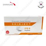  Shinject - Kim tiêm nha khoa - Hộp 100 cái 