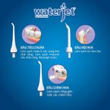  Flosser Cordless Maxi - Máy tăm nước cá nhân không dây (dùng được cho người niềng răng) - Bộ (1 máy + 4 đầu tăm) 