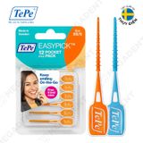  EasyPick - Tăm chải kẽ răng cam XS-S - Vỉ 12 cái 