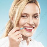  EasyPick - Tăm chải kẽ răng xanh da trời M/L - Hộp 200 cây 