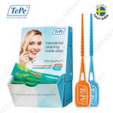  EasyPick - Tăm chải kẽ răng xanh da trời M/L - Hộp 200 cây 
