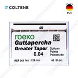  Roeko Gutta Percha Greater Taper - Côn đúc ốp ống tủy - Hộp 60 cây 