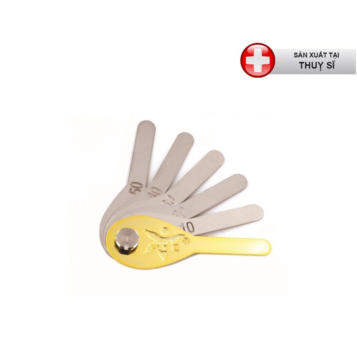  Measuring gauge 5 different thickness - Thước lá đo kẽ - Túi 1 cái 