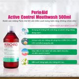 Active Control - Nước súc miệng diệt khuẩn, loại bỏ mảng bám, viêm nướu dùng hằng ngày có hương (không cồn) - Chai 500ml 