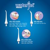  Flosser Cordless Advanced - Máy tăm nước cá nhân không dây (dùng được cho người niềng răng) - Bộ (1 máy + 4 đầu tăm) 