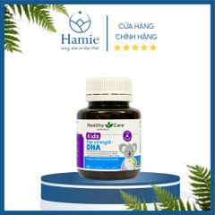 Viên Bổ Sung DHA Cho Bé Healthy Care Kids High Strength DHA 60 Viên Úc