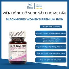 Sắt Bà Bầu Blackmores Women's Premium Iron 30 Viên Úc
