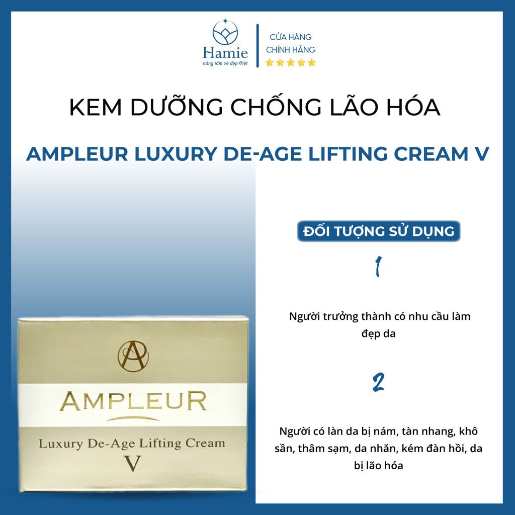 Ampleur Dưỡng Ẩm Luxury De-Age Chống Lão Hóa 30gr Nhật Bản