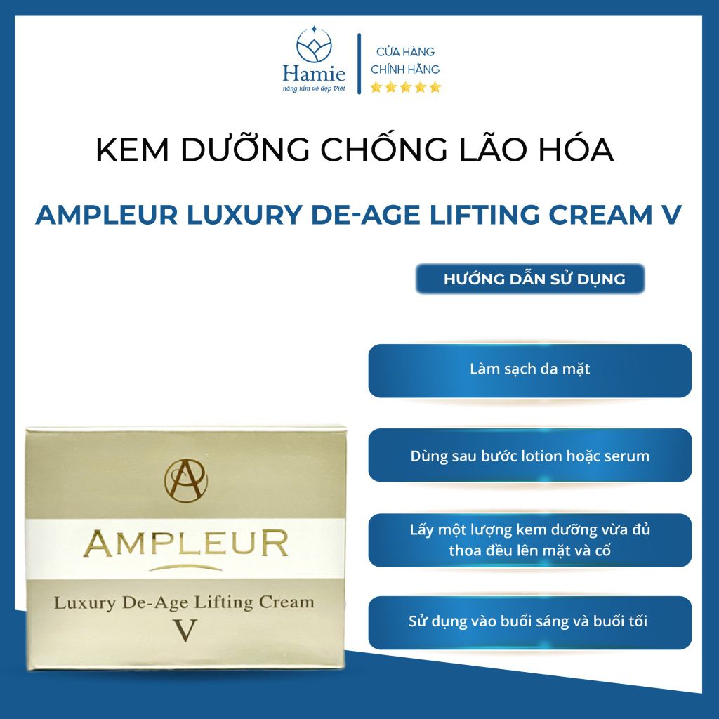 Ampleur Dưỡng Ẩm Luxury De-Age Chống Lão Hóa 30gr Nhật Bản