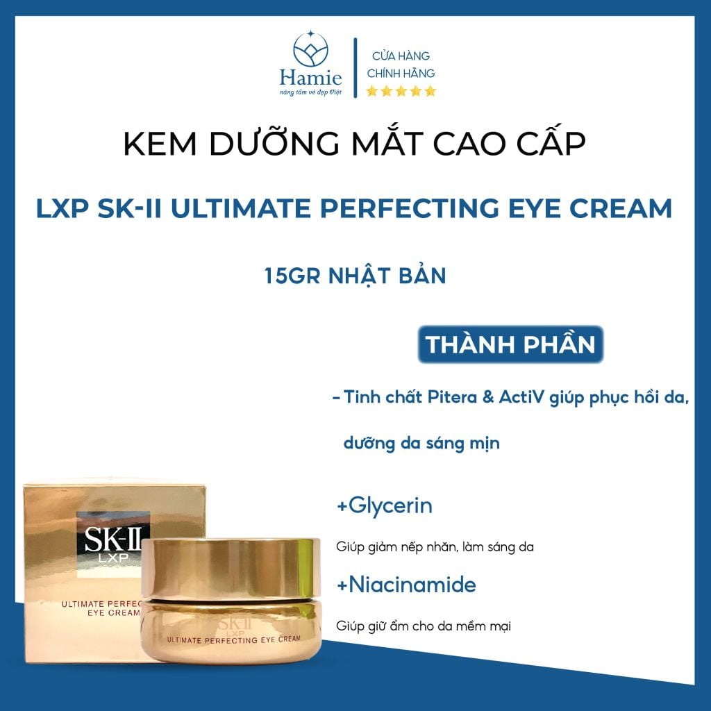 Kem Mắt SK II LXP Ultimate Giảm Nếp Nhăn 15gr Nhật Bản