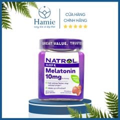 Kẹo Ngủ Melatonin Gummies Natrol 10mg 90 Viên Mỹ