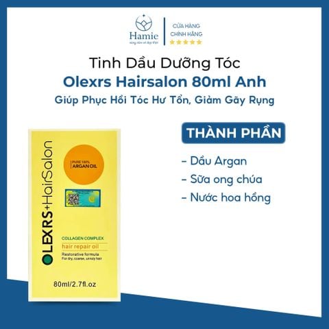 Dầu Dưỡng Tóc Olexrs Hairsalon 80ml Anh Chính Hãng