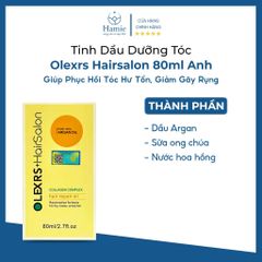 Olexrs Dưỡng Tóc Dầu Dưỡng Phục Hồi Hairsalon 80ml Anh