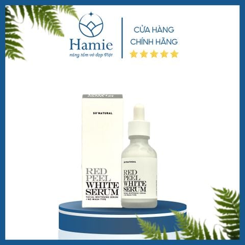 Tinh Chất Dưỡng Trắng Da So Natural Red Peel White Serum 35ml Hàn Quốc