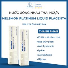 Melsmon Platinum Liquid Nước Uống Nhau Thai Ngựa Placenta Nhật Bản