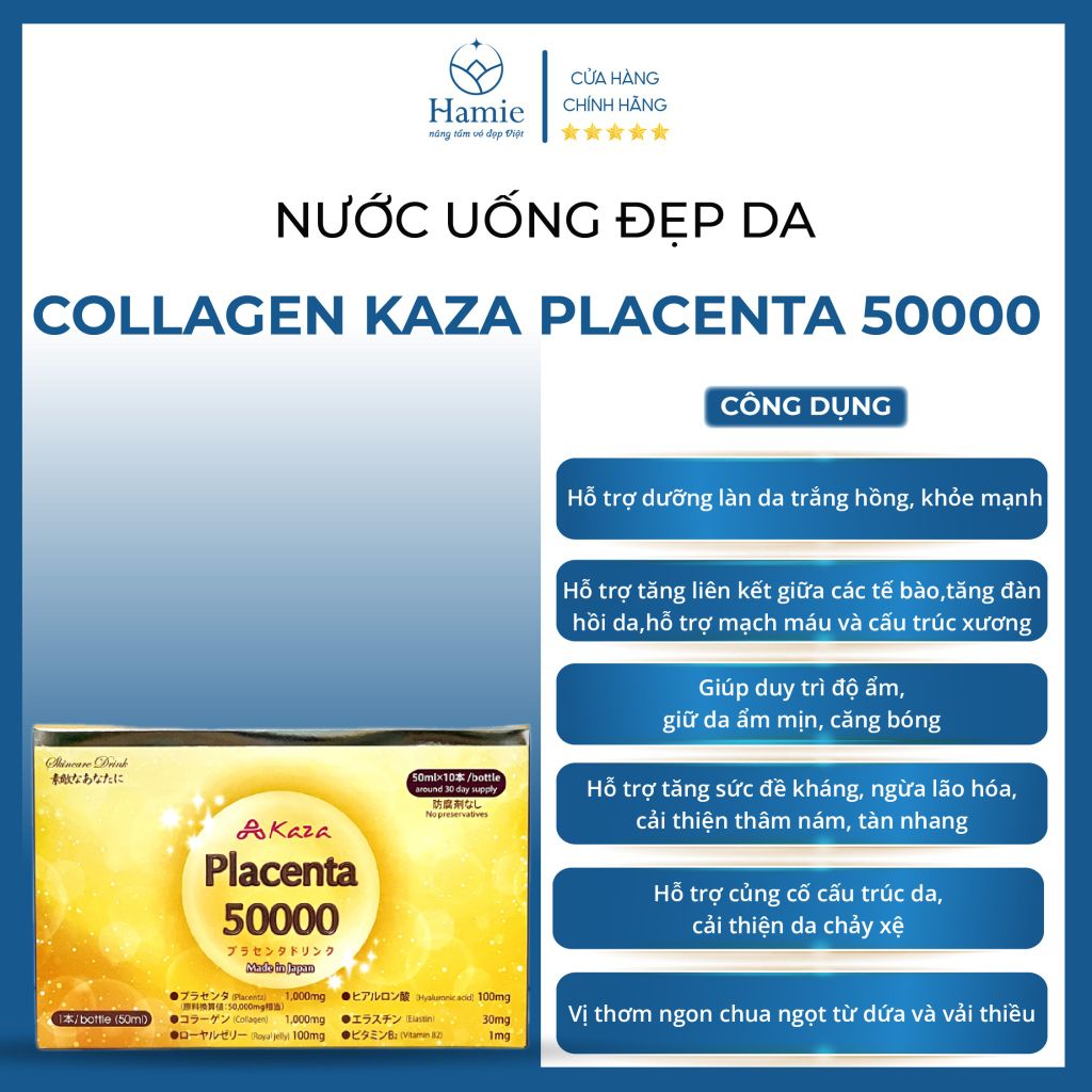 Collagen Kaza Nước Uống Đẹp Da 50000 50ml Nhật Bản