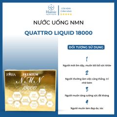NMN dạng nước Quattro Liquid 18000 30ml x 10 Lọ Nhật Bản
