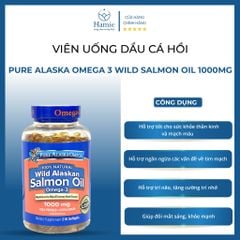 Viên Uống Omega 3 Pure Alaska Omega Wild Alaskan Salmon Oil