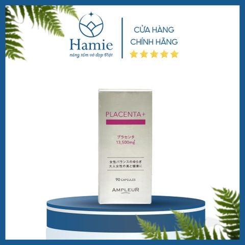 Chống Lão Hóa Da Ampleur Placenta+ 13,500mg 90 Viên Nhật