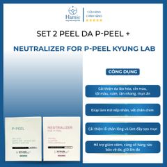 Set 2 Peel Da P-Peel + Neutralizer For P-Peel Kyung Lab 2 chai x 30ml Hàn Quốc