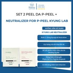 Set 2 Peel Da P-Peel + Neutralizer For P-Peel Kyung Lab 2 chai x 30ml Hàn Quốc