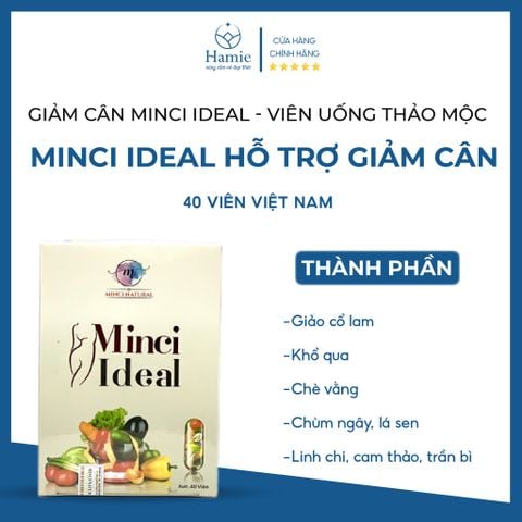 Giảm Cân Minci Ideal - Viên Uống Thảo Mộc Minci Ideal 40 Viên Việt Nam