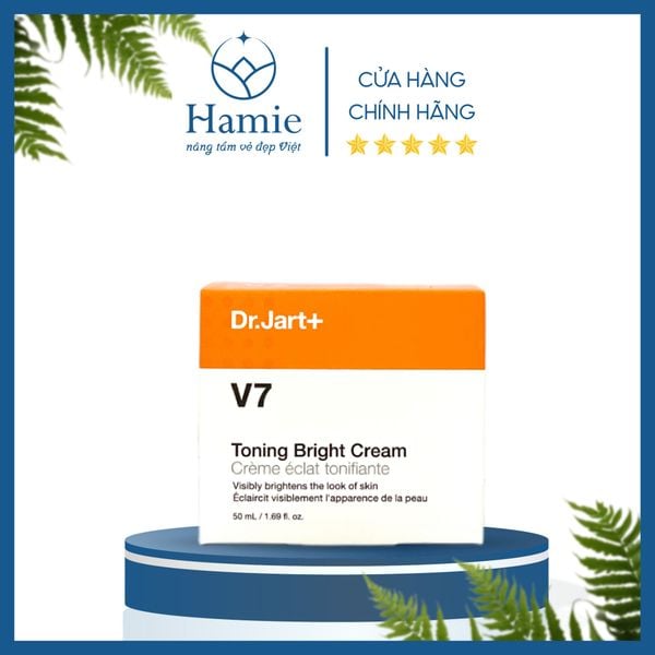 Kem V7 Hàn Quốc Dưỡng Trắng Da Toning Bright Cream 50ml