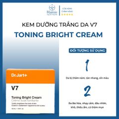 Kem V7 Hàn Quốc Dưỡng Trắng Da Toning Bright Cream 50ml