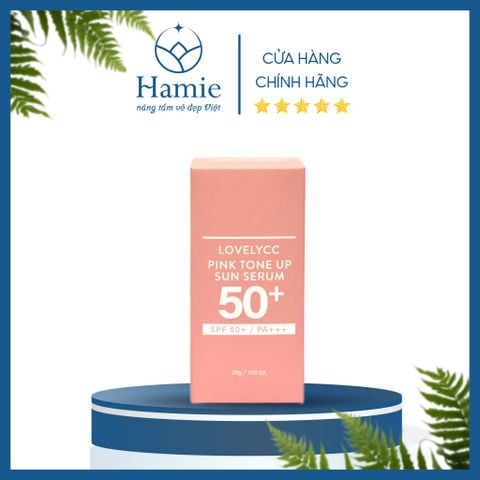 Serum Chống Nắng Lovelycc Pink Tone Up 30gr Hàn Quốc