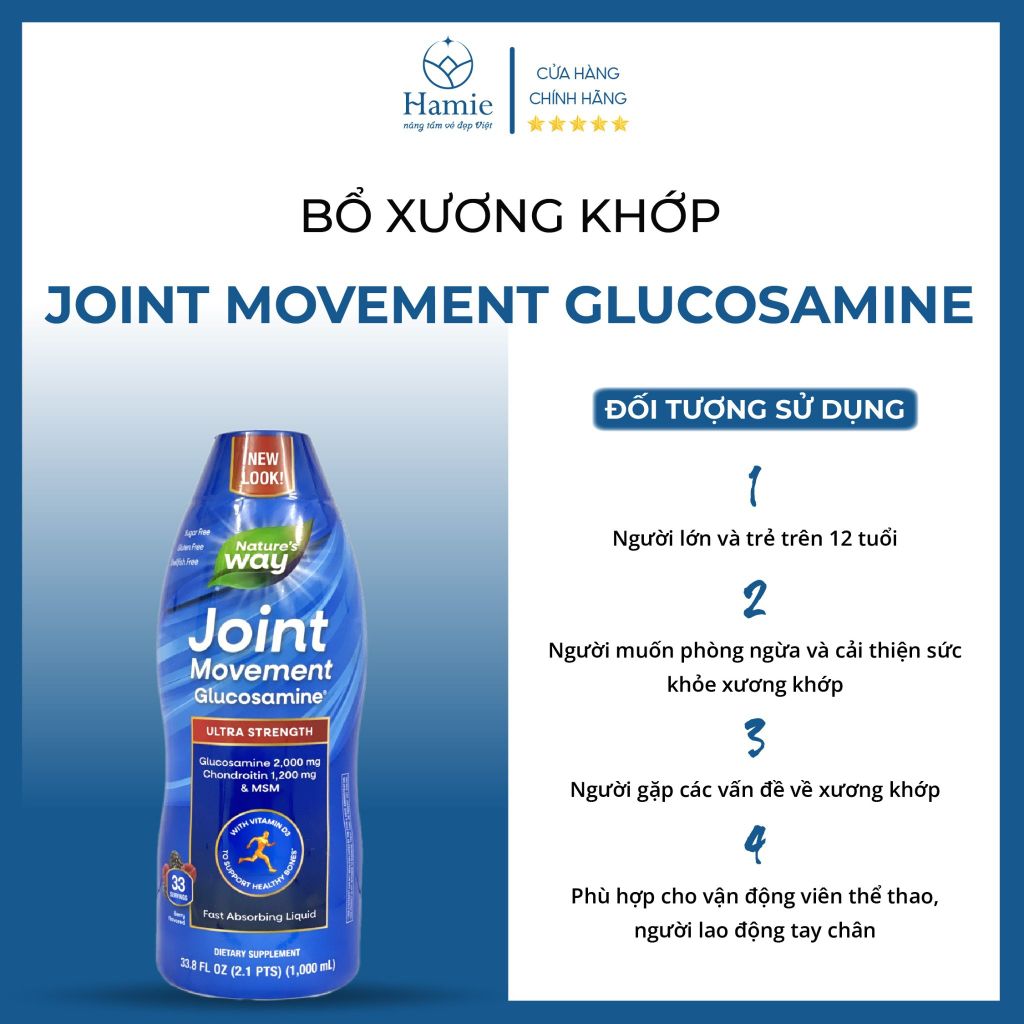 Bổ Xương Khớp Joint Movement Glucosamine 1000ml Mỹ