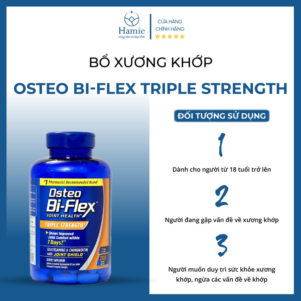 Bổ Xương Khớp Osteo Bi-flex Triple Strength 200 Viên Mỹ