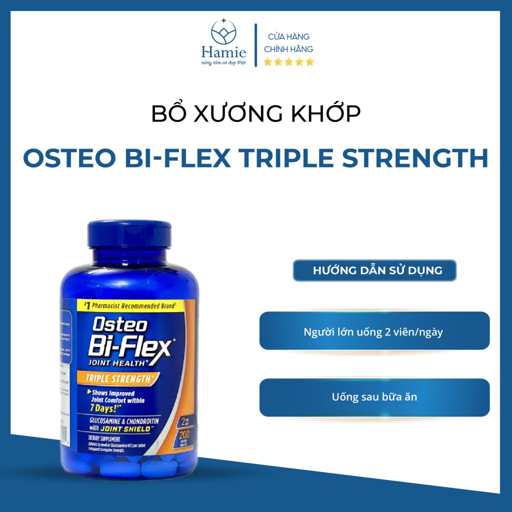 Bổ Xương Khớp Osteo Bi-flex Triple Strength 200 Viên Mỹ