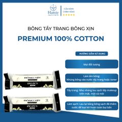 Bông Tẩy Trang Bông Xịn Premium 100% Cotton 150 Miếng Việt Nam