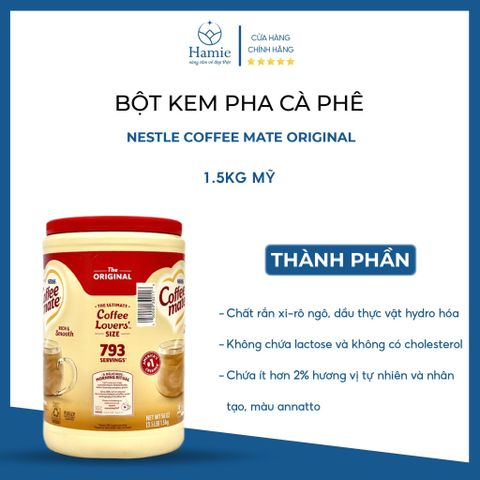 Bột Kem Pha Cà Phê Nestle Coffee Mate Original 1.5kg Mỹ