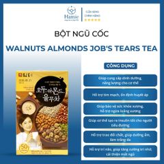 Bột Ngũ Cốc Walnuts Almonds Job's Tears Tea Hộp 50 Gói Hàn Quốc
