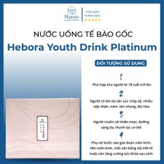 Nước Nhau Thai Tế Bào Gốc Hebora Youth Drink Platinum 16ml x 28 Gói Nhật Bản