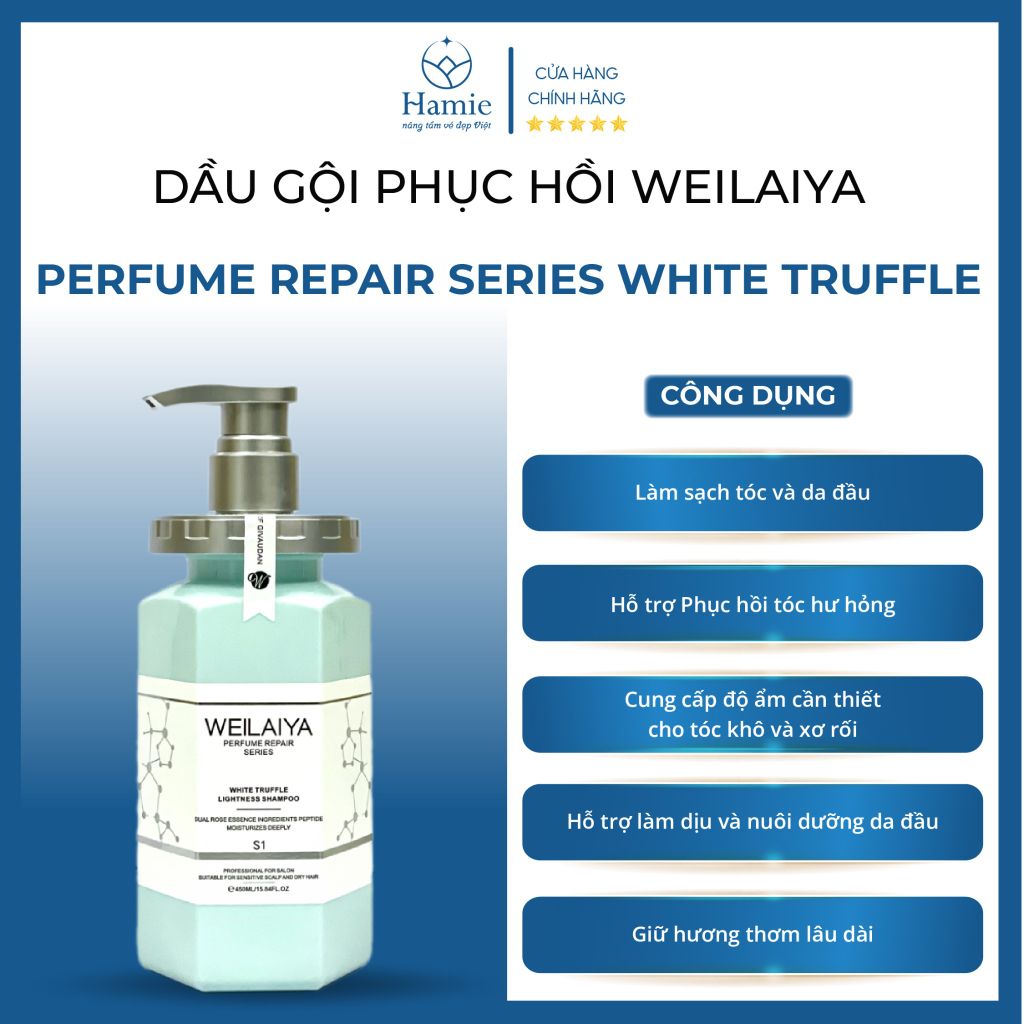 Dầu Gội Nấm Truffle Phục Hồi WEILAIYA 450ml Hồng Kông
