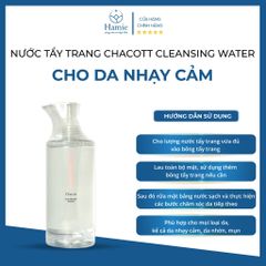 Nước Tẩy Trang Chacott Cleansing Water Nhật Bản Cho Da Nhạy Cảm 500ml