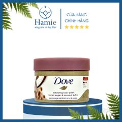 Tẩy Tế Bào Chết Dove Bơ Dừa & Đường Nâu 298gr Mỹ