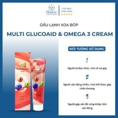 Dầu Lạnh Xoa Bóp Multi Glucoaid & Omega 3 Cream 165ml Hàn Quốc