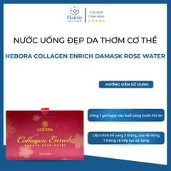 Hebora Collagen Enrich Nhật Bản Damask Rose Water